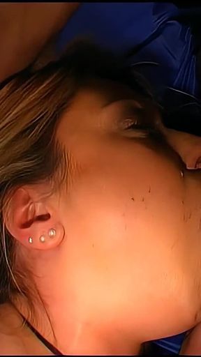 Hot Blonde Gets Pounded Hard by Multiple Cocks