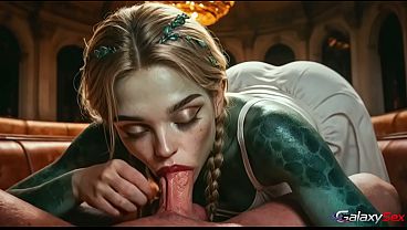 The alien is trying to be like us, but she can'_t always do it because my dick disrupts her concentration.[AI]