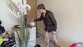 Midnight Cop Opens Up With A Stripshow At A Club In Lots Of Underwear To Bday Suit!