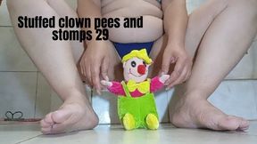 Stuffed clown pees and stomps 29