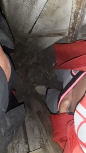 My neighbor and I masturbate in the toilet at night until orgasm - IkaSmokS