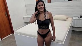 Jr Doidera's first bang with Larissa Goulart's juicy booty, leaving her dripping wet and begging for more.