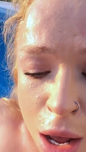 Flexible Bikini Girl Fucked at the Pool