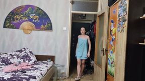 step mom makes step son jerk for her