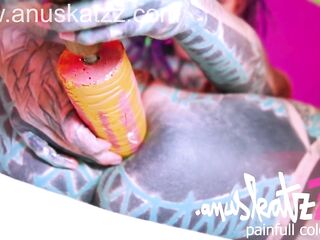 coarse heavily tattooed pair anal screw sextape slim teen dreadgirl sex
