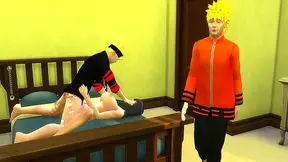 Naruto Catches Hinata Masturbating, Joins for Hardcore Anal Fun