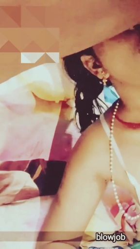 Captivating moment from &quot;A sloopy blowjob to keep my man happy 😊&quot;