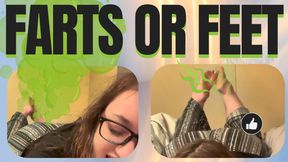 STINKY FARTS or SMELLY FEET