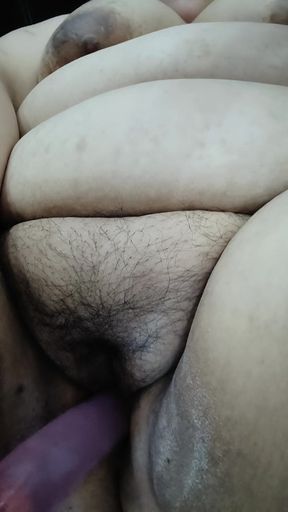 Dildo masturbating