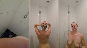 sous la douche apres le sport