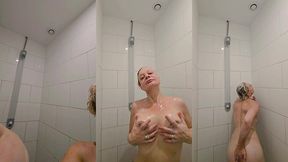 sous la douche apres le sport