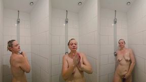 sous la douche apres le sport