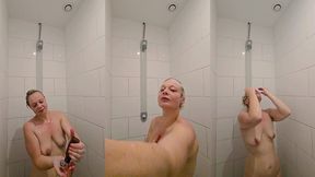 sous la douche apres le sport