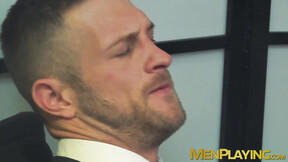Hot Darius Fredynand rides the fat meat of his sexy boss Paul Wagner