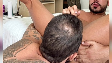 Sexo gostoso entre os mineiros Marcelo debian e Petrick Garcia