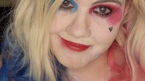 BBW Halloween as Harley Quinn with toys