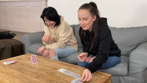 A captivating game of House of Cards with Bella and Vaness