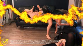 Training Zero Chained Ass Licking Pussy Eating Toilet Slave! Bondage BDSM Submissive Real Homemade Amateur MILF Wife FLR