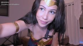 Bellabrookz Wonder Woman Asmr - Cosplay solo Asmr striptease