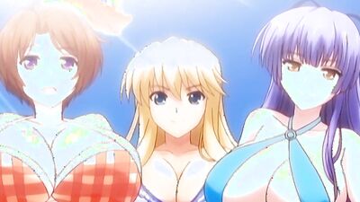 Watch these hot anime babes getting naughty on the beach - Full Hd Porn!