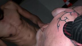 daddy xxl fucked bareback by straigth arab and creampied