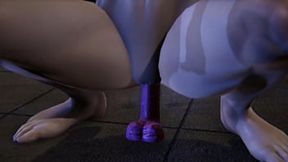 Blonde slut Cammy gets fucked in all three holes - 3D Hardcore