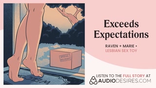 Trying out a strapless strapon with my girlfriend [audio sex stories] [lesbian] [femdom]