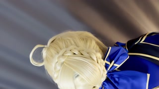 Saber cosplay Honkai: Star Rail × Fate