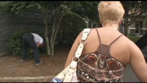 Return Of Lawn Man! Mature Tracy Gets Facial After Sex! (4 of 4 wmv)