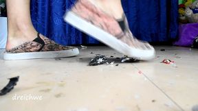 small pieces of plastic