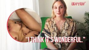 Bi Girl Ophelia Plays with Vibrator in Bathtub