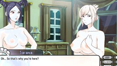 Sexy maids go wild in a kinky cartoon game - cumshots and creampies galore!