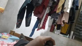 Hot 18 year old boy jerking off while laying on bed