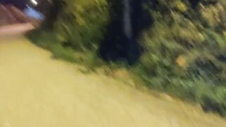 fucking my neighbors inside the street, outside outdoor