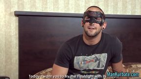 Beefy Striper Shows Off While Wanking In Hot Gay Porn Clip