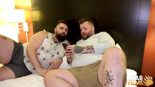 Blowjob, masturbation, bareback, licking, hairy, fat &#8211; fetish movie of bear tattooed gay whores in piercing assfucked