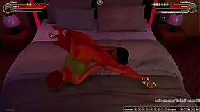 Helena Battles Karen in Naked Fighter 3D Arena Showdown