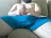 Tattooed Bear Masturbates to Maddy O'Reilly