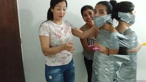 Naughty Girls Mummified and Punished (mp4)