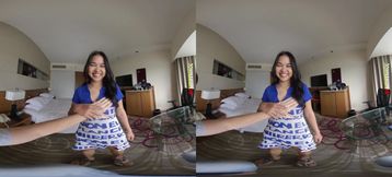 Asian Busty Teen Mesmerizes in VR POV Heat