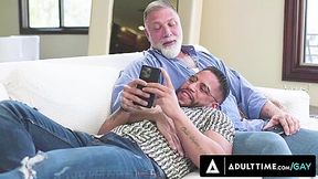 Sexy Stepfather Wolf Brings Tattooed Beefcake