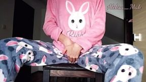 Mommy's Little Pervert: Pajama-Clad Stepdaughter Teases Daddy's Erection
