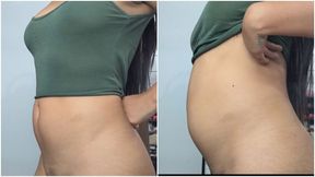 growing belly