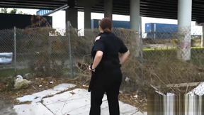 Skinny D gets trapped and taken to milf cops private facility
