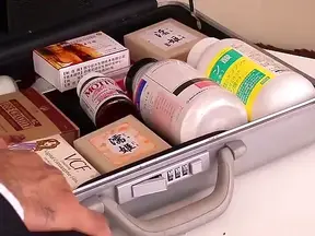 Seductive Lingerie-clad Japanese MILF Relishes Hardcore Gangbang Action