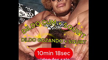 DILDO CUM ON MY HAIRY PUSSY (video  25pics combo)