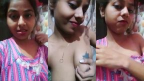 Saggy dudh niye elo ak naughty bhabhi taar premik er jonno