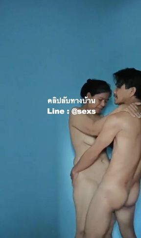 busty asian 18yo fucked on table and facial