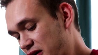BDSM Bondage Sex Lover Oliver OConnor gets masaged by his hot friend Logan Longer