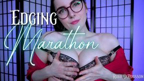 2 Hours of Edging. 1L of Lube. Multiple Ruined Orgasms - Topless